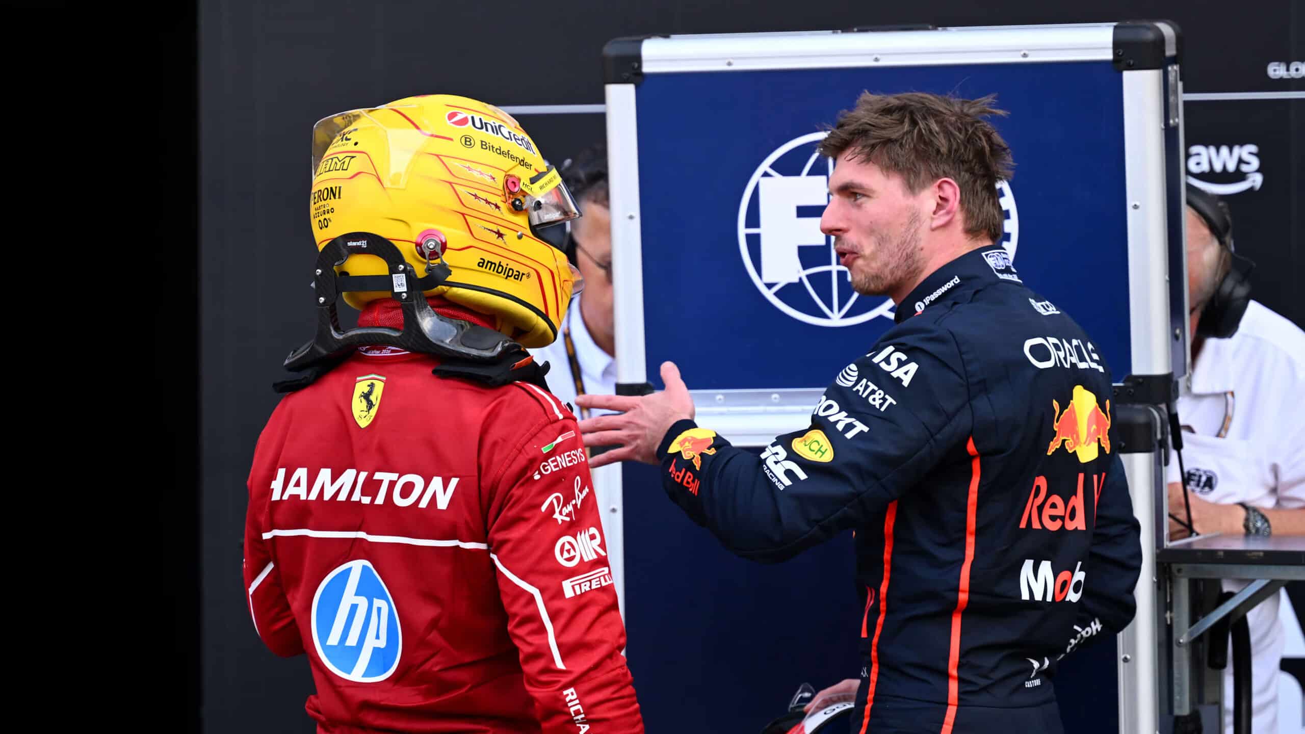 Verstappen n’aime pas ce qu’Hamilton est en train de devenir